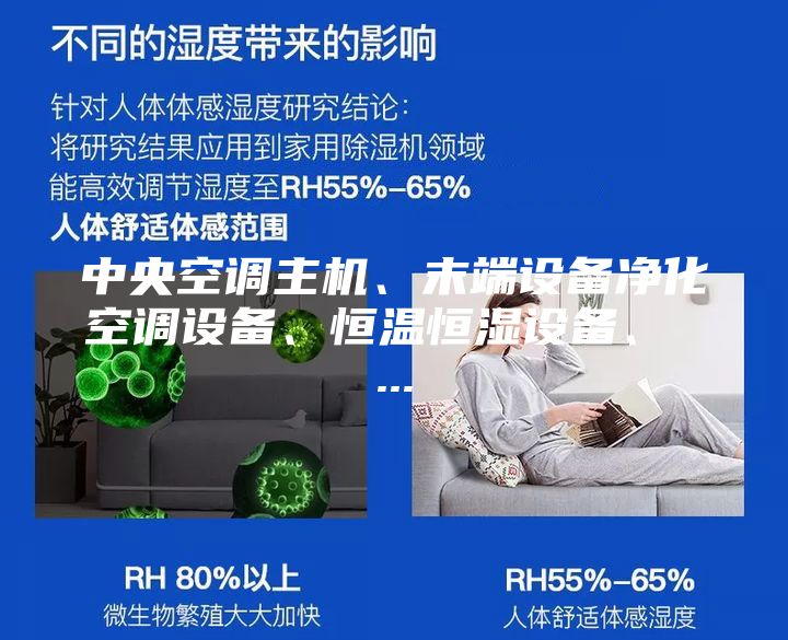 中央空調(diào)主機、末端設備凈化空調(diào)設備、恒溫恒濕設備、 ...