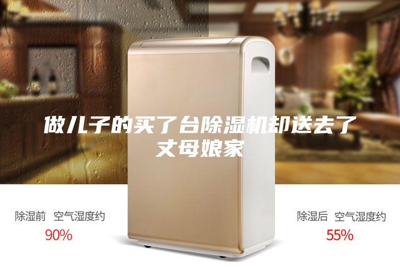 做兒子的買了臺除濕機卻送去了丈母娘家