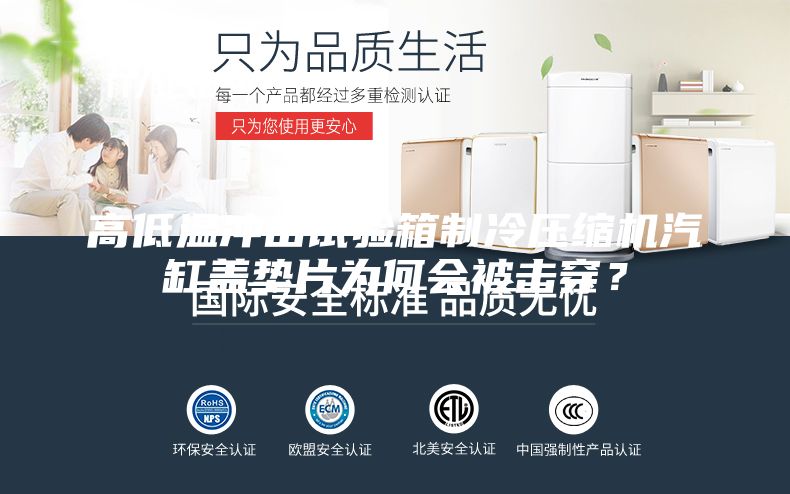 高低溫沖擊試驗箱制冷壓縮機汽缸蓋墊片為何會被擊穿？