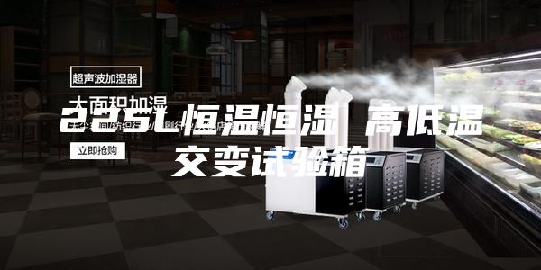 225L恒溫恒濕 高低溫交變?cè)囼?yàn)箱