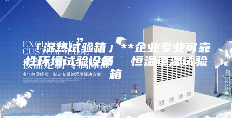 「濕熱試驗箱」**企業(yè)專業(yè)可靠性環(huán)境試驗設備  恒溫恒濕試驗箱