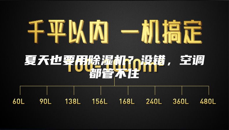 夏天也要用除濕機?沒錯,空調都管不住