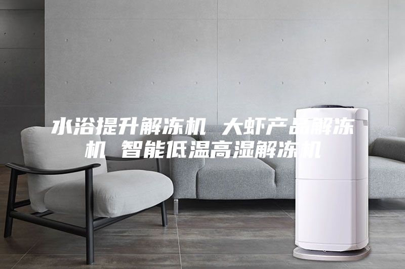 水浴提升解凍機 大蝦產品解凍機 智能低溫高濕解凍機