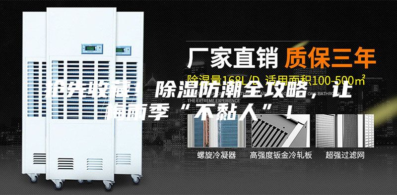 搶先收藏!除濕防潮全攻略,讓梅雨季“不黏人”!