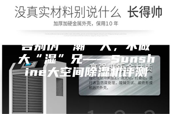 告別偽“潮”人，不做大“濕”兄——Sunshine大空間除濕機評測