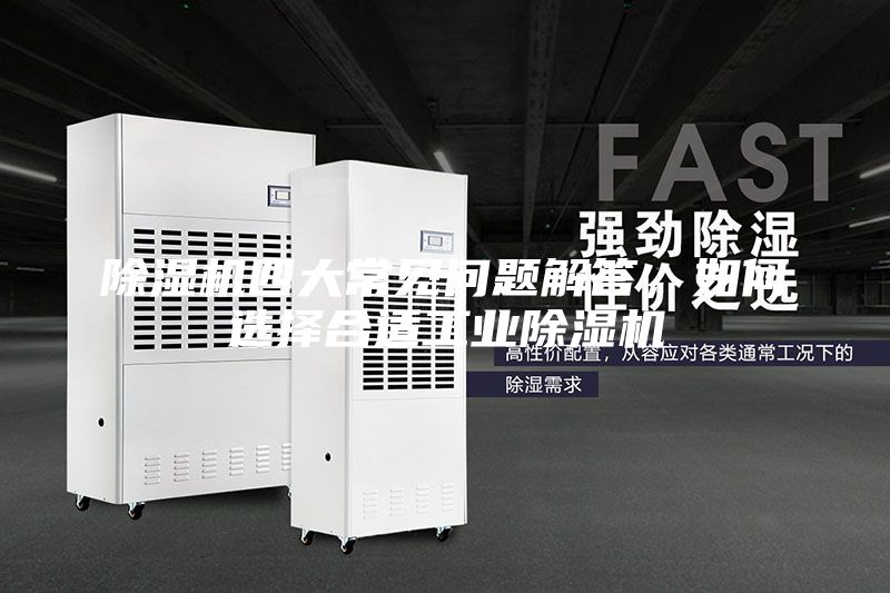 除濕機四大常見問題解答,如何選擇合適工業除濕機
