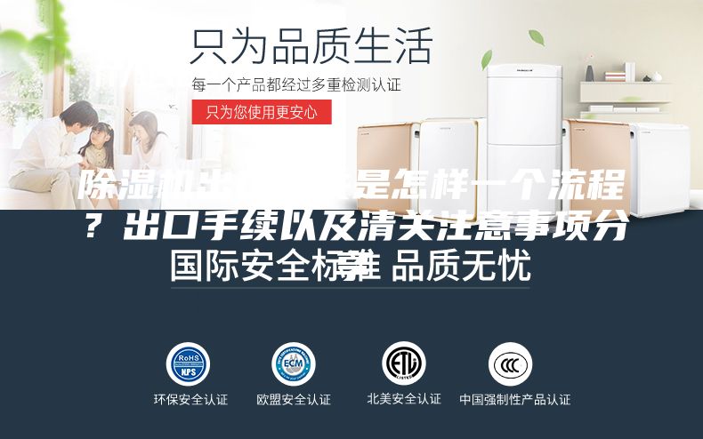 除濕機出口報關是怎樣一個流程?出口手續(xù)以及清關注意事項分享