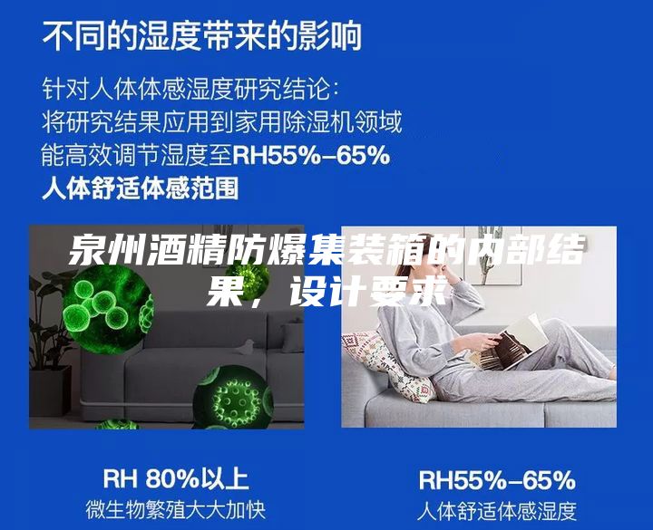 泉州酒精防爆集裝箱的內部結果，設計要求