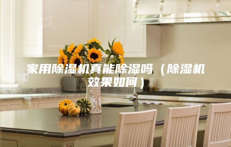 家用除濕機(jī)真能除濕嗎(除濕機(jī)效果如何)