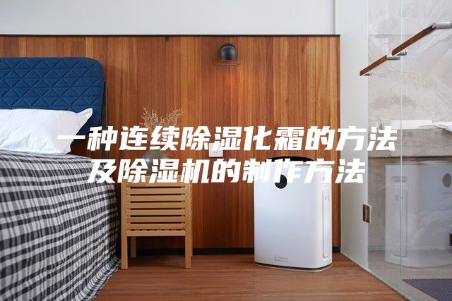 一種連續(xù)除濕化霜的方法及除濕機(jī)的制作方法