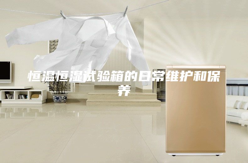 恒溫恒濕試驗箱的日常維護和保養(yǎng)