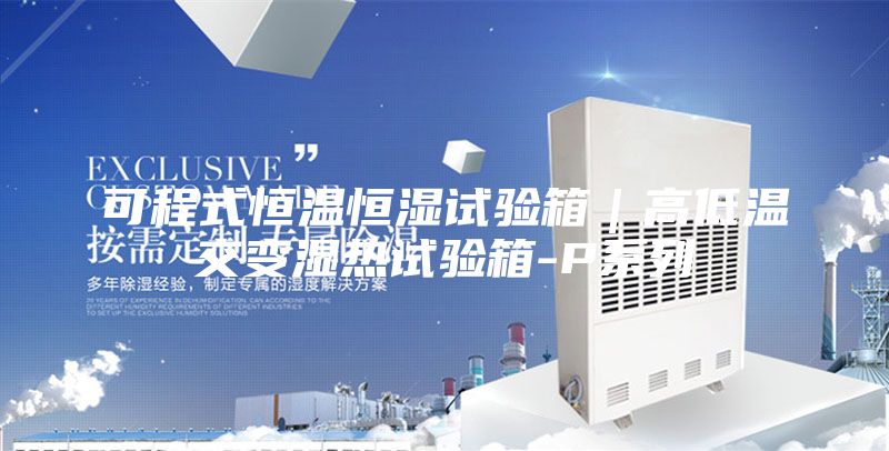 可程式恒溫恒濕試驗箱｜高低溫交變濕熱試驗箱-P系列